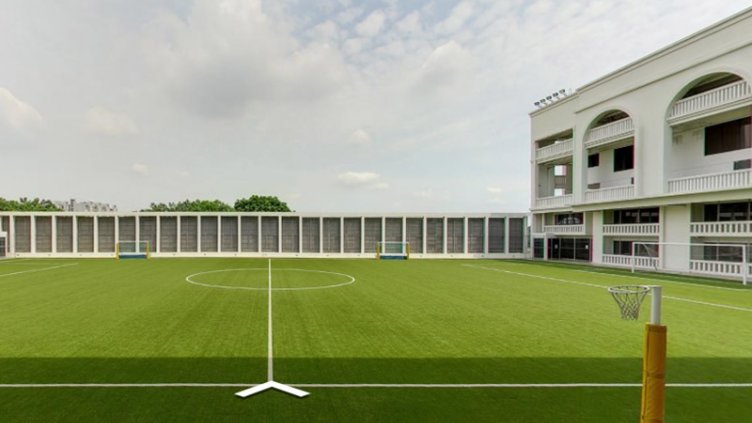 International school building