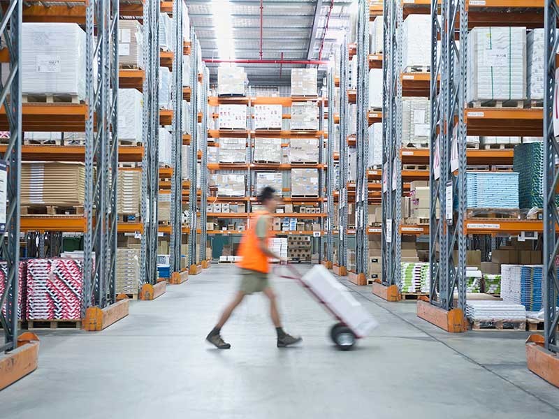 Women at warehouse