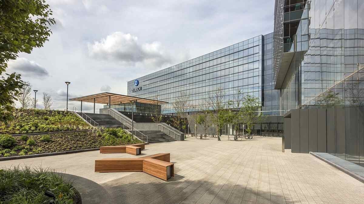 Zurich Insurance office view of side sitting area